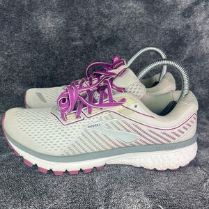 Brooks Women's Ghost 12 White Running Shoes Sneakers Size 7.5